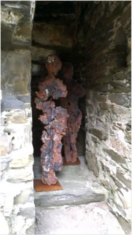 Fragments in Kidwelly Castle 2015