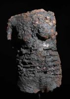 Shrouded.Clay and metals, 2007. Size: 61cm high x 61cm wide 