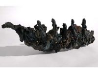 Death Boat 7. Size: 70cm long x 30cm high x 14cm wide Materials: Ceramic, 2008