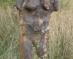 Ageing Watcher, Materials: Clay, 2002.
Size: 71cm high x 53cm wide
