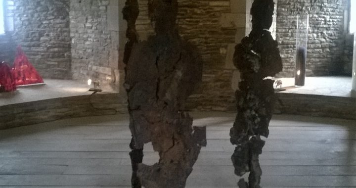 Fragmented Figures in Caerphilly Castle